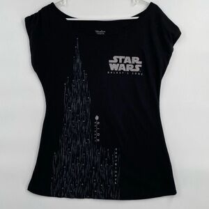 NWT Disneyland Star Wars Galaxy’s Edge Passholder 2019 Tee Medium